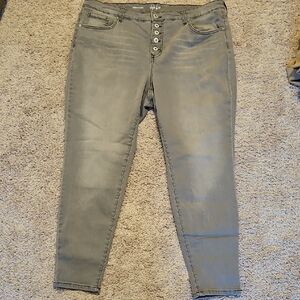 18W Style & Co. Gray Women Stretch Jeans